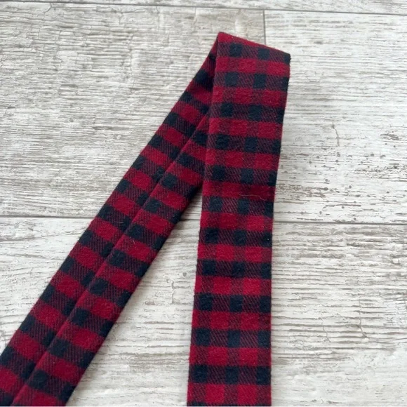 Vintage RARE MENS Polo Ralph Lauren Green Red Black Suspenders Braces Brass